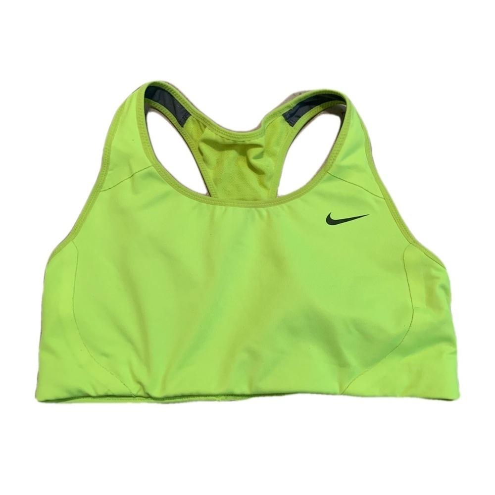 Nike Pro Lime Green Racerback Sports Bra - Size S